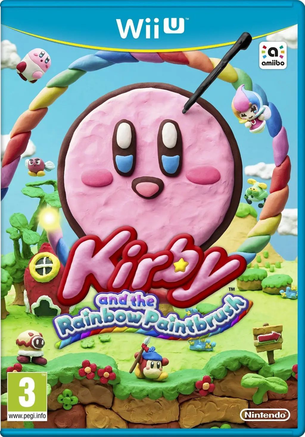 Игра Kirby and the Rainbow Paintbrush (Nintendo Wii U, Английская версия)  купить по низкой цене с доставкой в интернет-магазине OZON (1089931958)