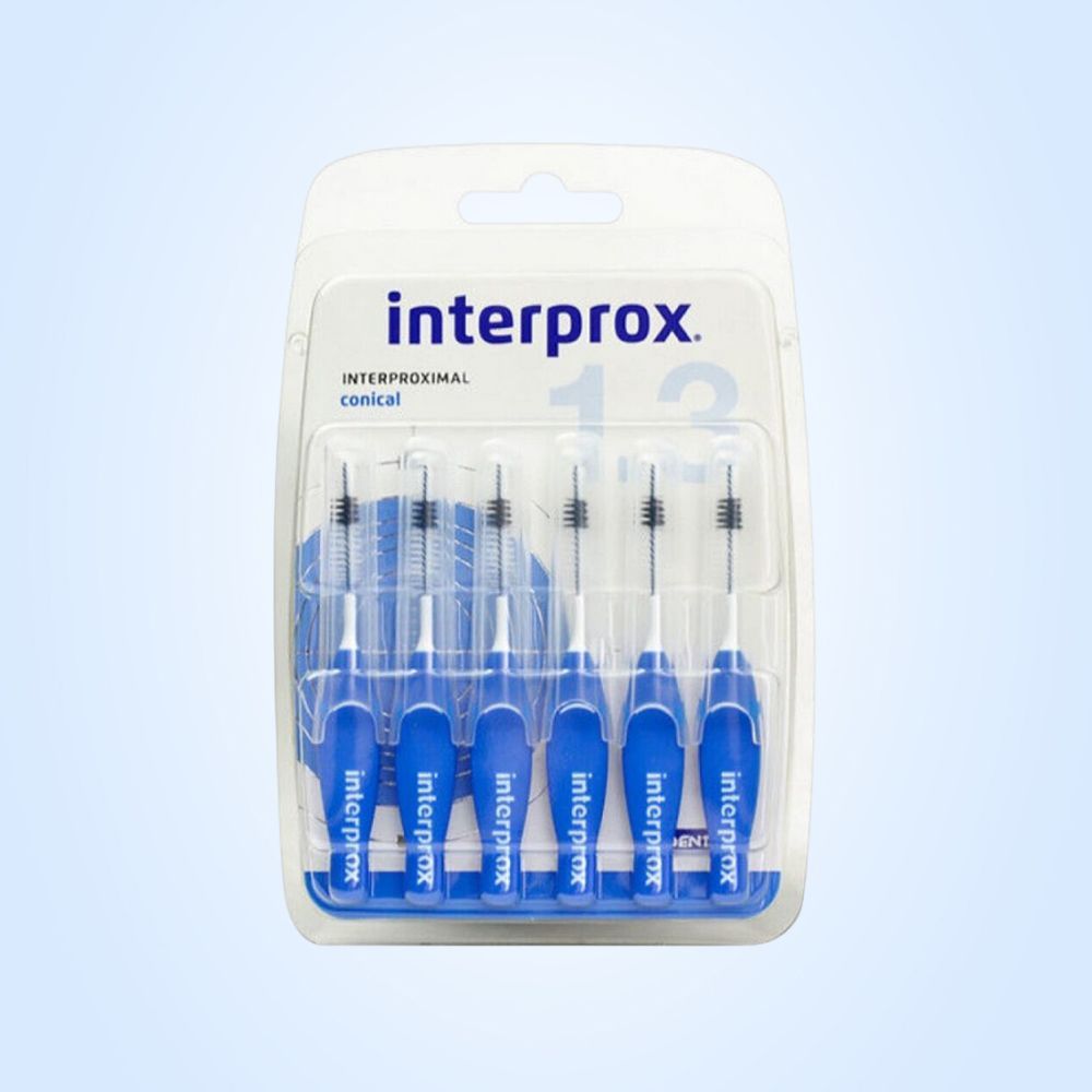 Межзубные ершики Interprox 4G Мягкая ручка conical 1,3 мм (6 шт)