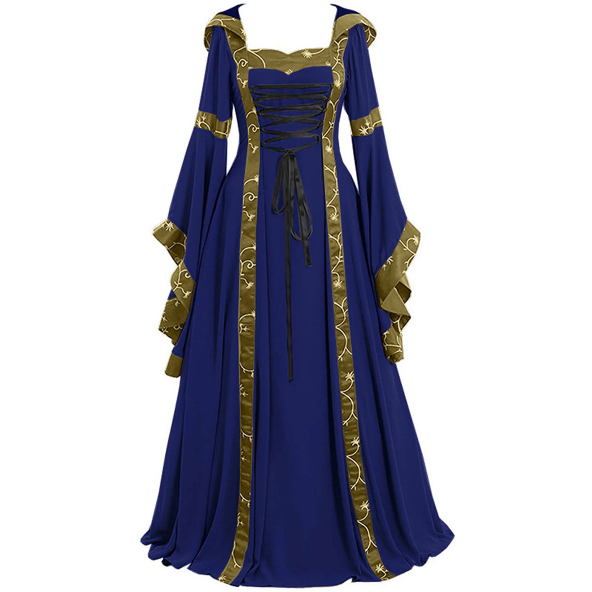 Средневековое платье с корсетом Ренессанс
