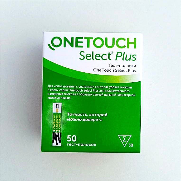 OneTouch Select Plus (УанТач Селект Плюс) Тест-полоски №50