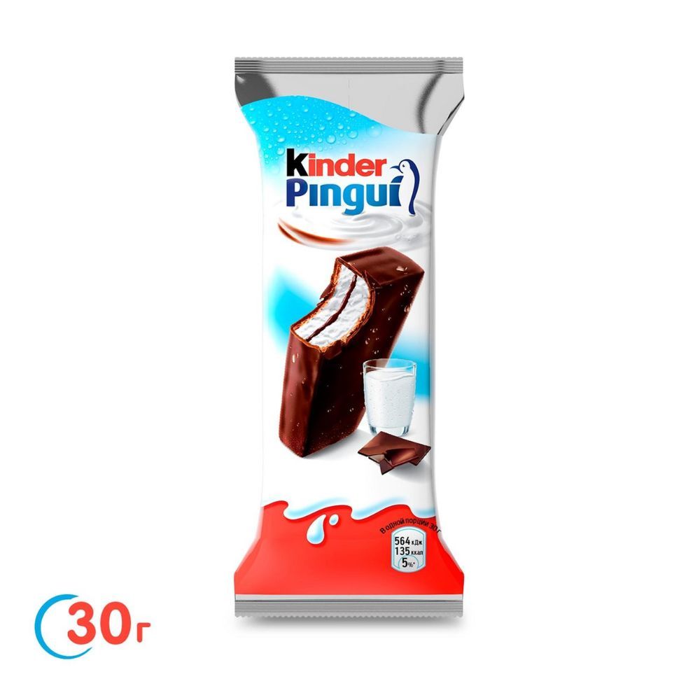 30г бисквитное пирожное Pingui kinder