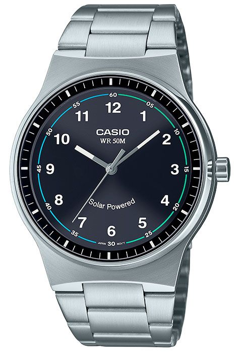 Мужские кварцевые наручные часы на солнечной батарее Casio MTP 