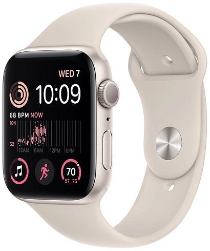 УмныечасыAppleWatchSE44мм2023,сияющаязвезда,S/M