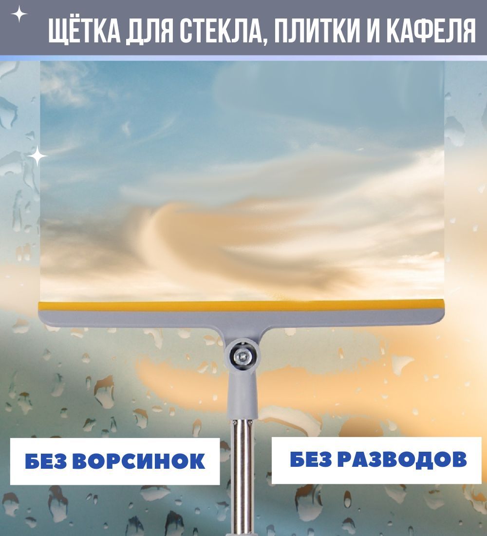 ВодосгонGoodIdeas:окномойкадлямытьяокондома,автомобиля,стекол,зеркалидушевойкабины.