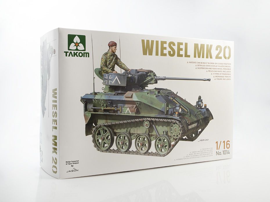 Сборная модель танка TAKOM Wiesel MK 20, масштаб 1/16 купить