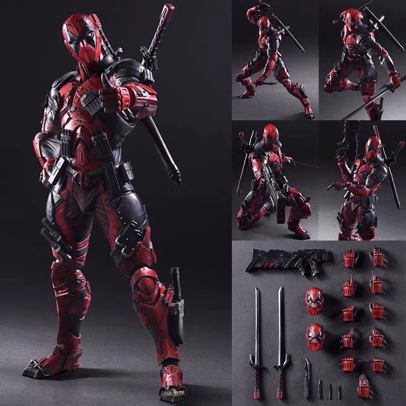 ФигуркаX-Men/Дэдпул,Deadpool,Изданиеовоенномущербе,подвижныефигурки,26см