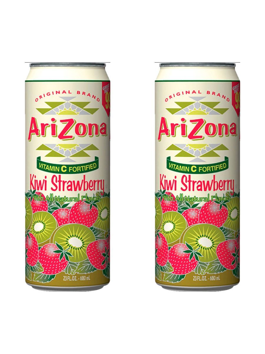 Напиток AriZona Kiwi Strawberry 680мл х 2шт