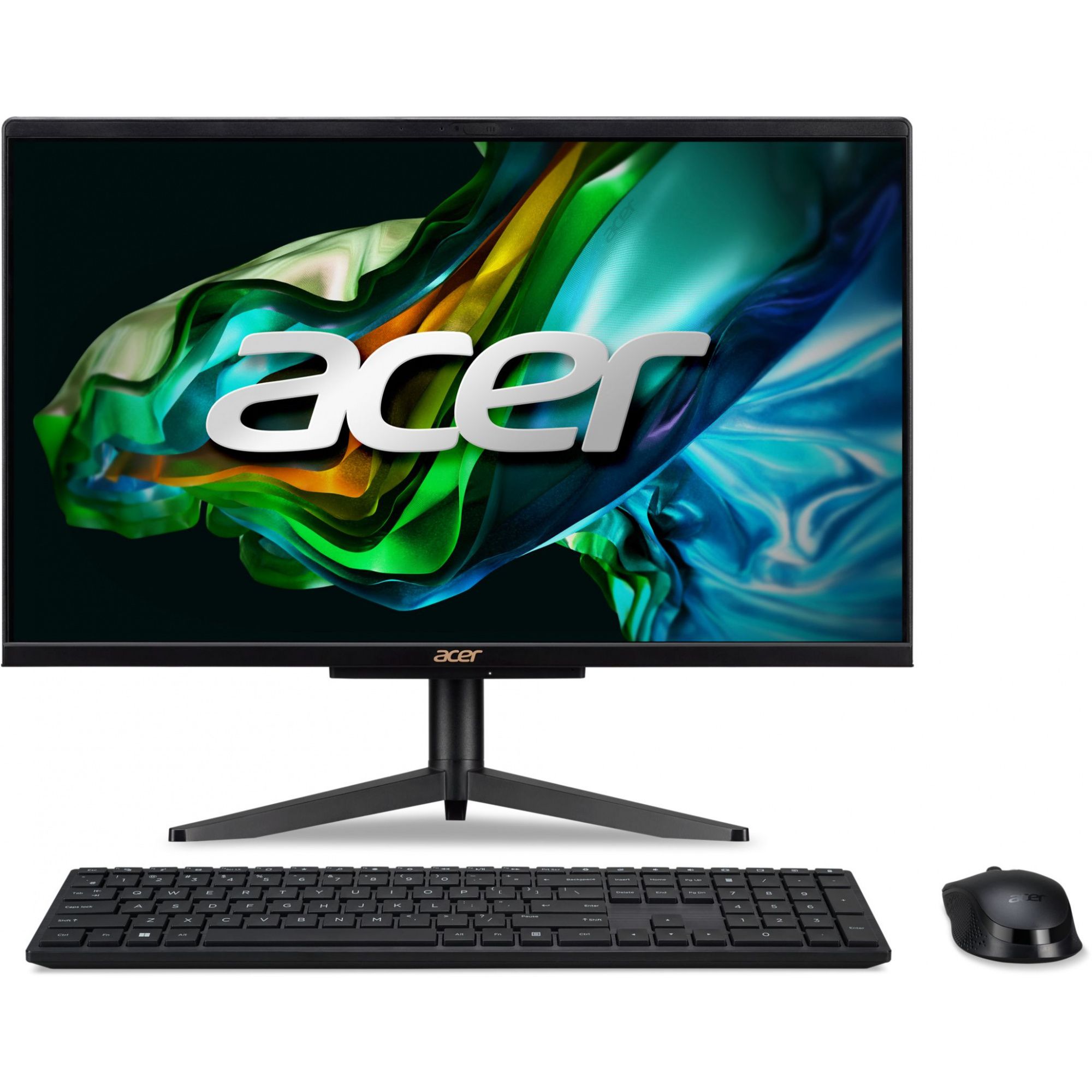 Acer 21.5" Моноблок C22-1610 (Intel Processor N100, RAM 8 ГБ, SSD 256 ГБ, Intel UHD Graphics, Без ОС), DQ.BL7CD.002, черный, Русская раскладка