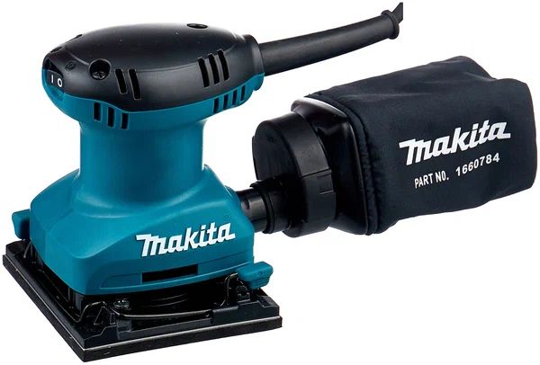 Шлифмашина вибрационная Makita BO4557 (200Вт,114х140мм,14000 об/мин) с пылесборником