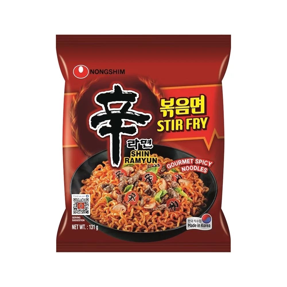 Лапша быстрого приготовления жареная Nongshim Stir Fry 131 г - купить с  доставкой по выгодным ценам в интернет-магазине OZON (1292248606)