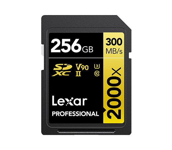 КартапамятиLexarSDXC256GBProfessional2000xUHS-IIU3V90(300/260MB/s)