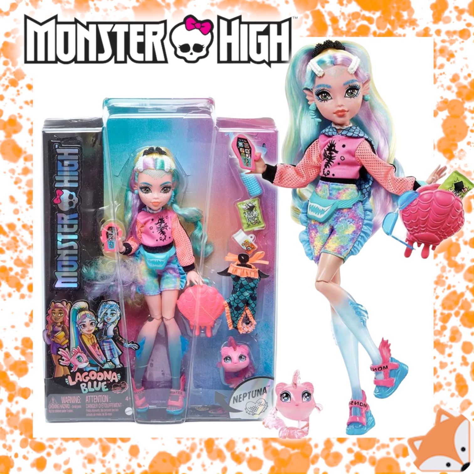 Кукла Monster High Lagoona Blue Монстр Хай Лагуна HHK55 - купить с  доставкой по выгодным ценам в интернет-магазине OZON (1233478012)