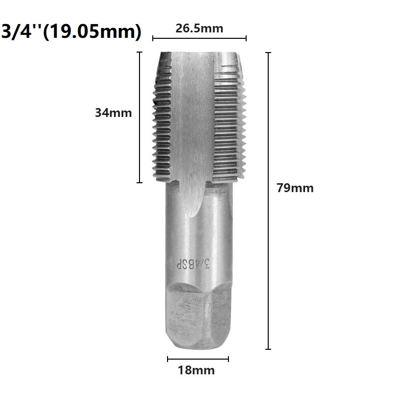 Метчик трубный G 3/4" ручной