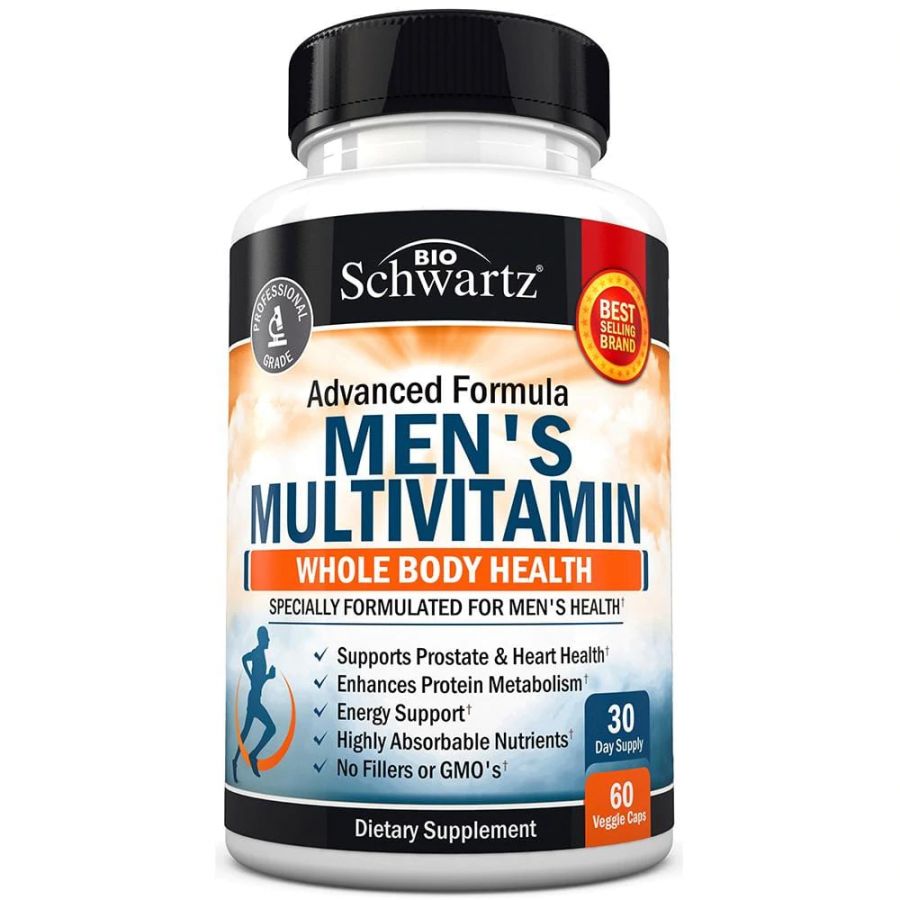 Лучшие мультивитамины для мужчин. Bio Schwartz men`s Multivitamin 60 капс. BIOSCHWARTZ Mens Multivitamin витамины 60 капс.. Bio Schwartz Mens Multivitamin. Витамины BIOSCHWARTZ Advanced Formula men's Multivitamin 60 капс.