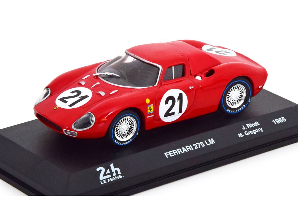 Модель коллекционная Ferrari 275 lm #21 "north american racing team" winner le mans 1965 rindt - gregory