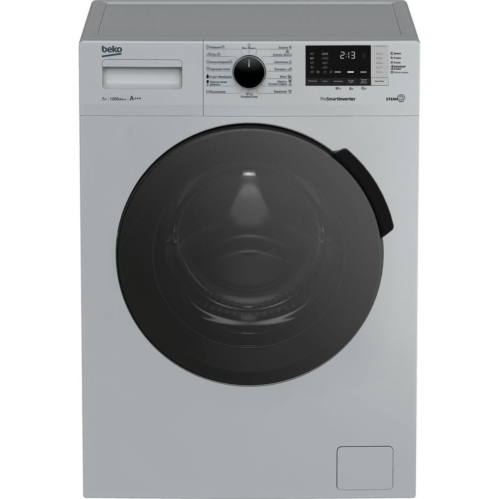 Стиральная машина Beko RSPE78612S ,автомат 7 кг, серебристый