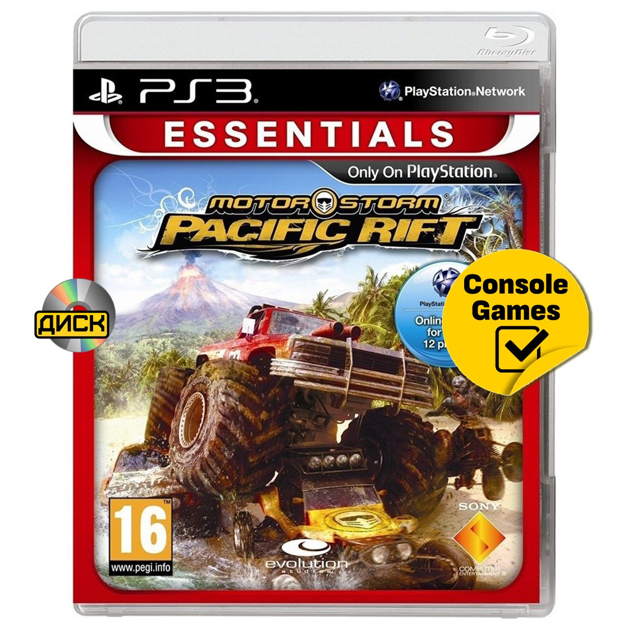 Игра PS3 Motorstorm: Pacific Rift. (PlayStation 3