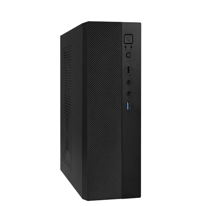 КомпьютерныйкорпусEXEGATEMI-301U-250(EX291269RUS)черный-Desktop,Micro-ATX,3.5ммjack(микрофон/аудио),USB2.0Type-A,USB3.2Gen1Type-A