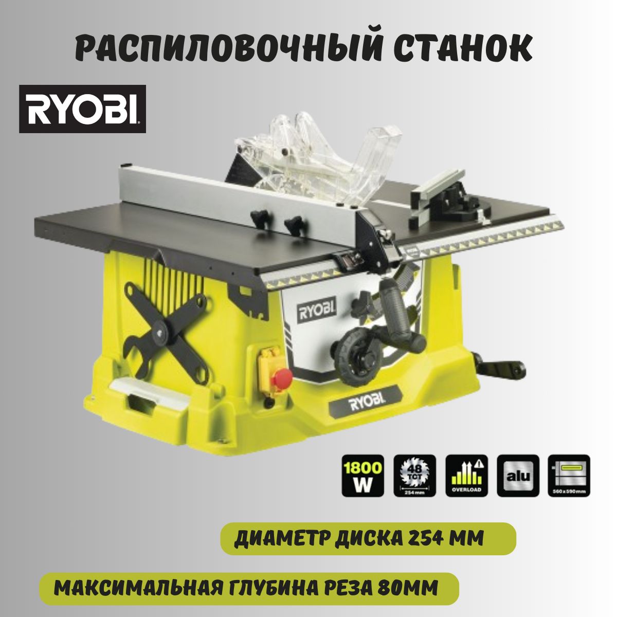 Распиловочный Станок Ryobi Rts1800ef Купить