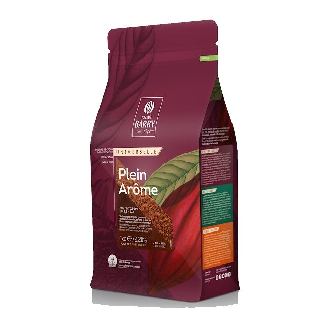 Какао-порошокCacaoBarryPLEINAROME,22-24%,1кг