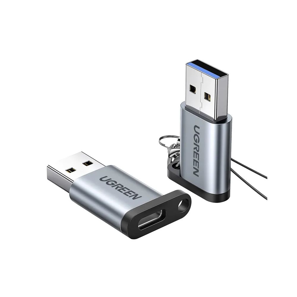 АдаптерUGREENUS276(50533)USB3.0-AtoUSB-CM/FAdpater.Цвет:серый