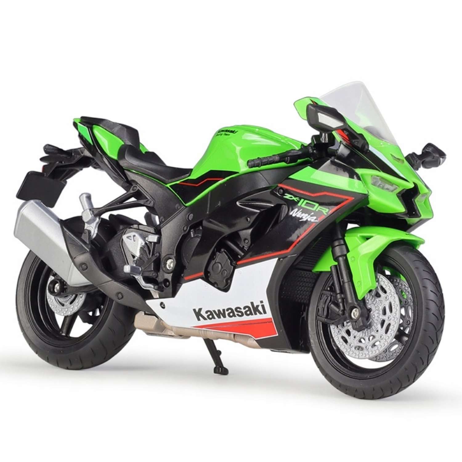 Мотоцикл модель коллекционная WELLY 1:12 Kawasaki Ninja ZX-10R, зеленый -  купить с доставкой по выгодным ценам в интернет-магазине OZON (1359802966)