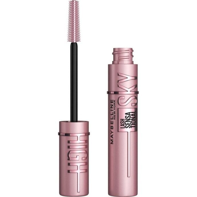 Maybelline New York Тушь для ресниц Lash Sensational Sky High, коричневая удлиняющая объемная, цвет Brown Коричневый, 7.2 мл