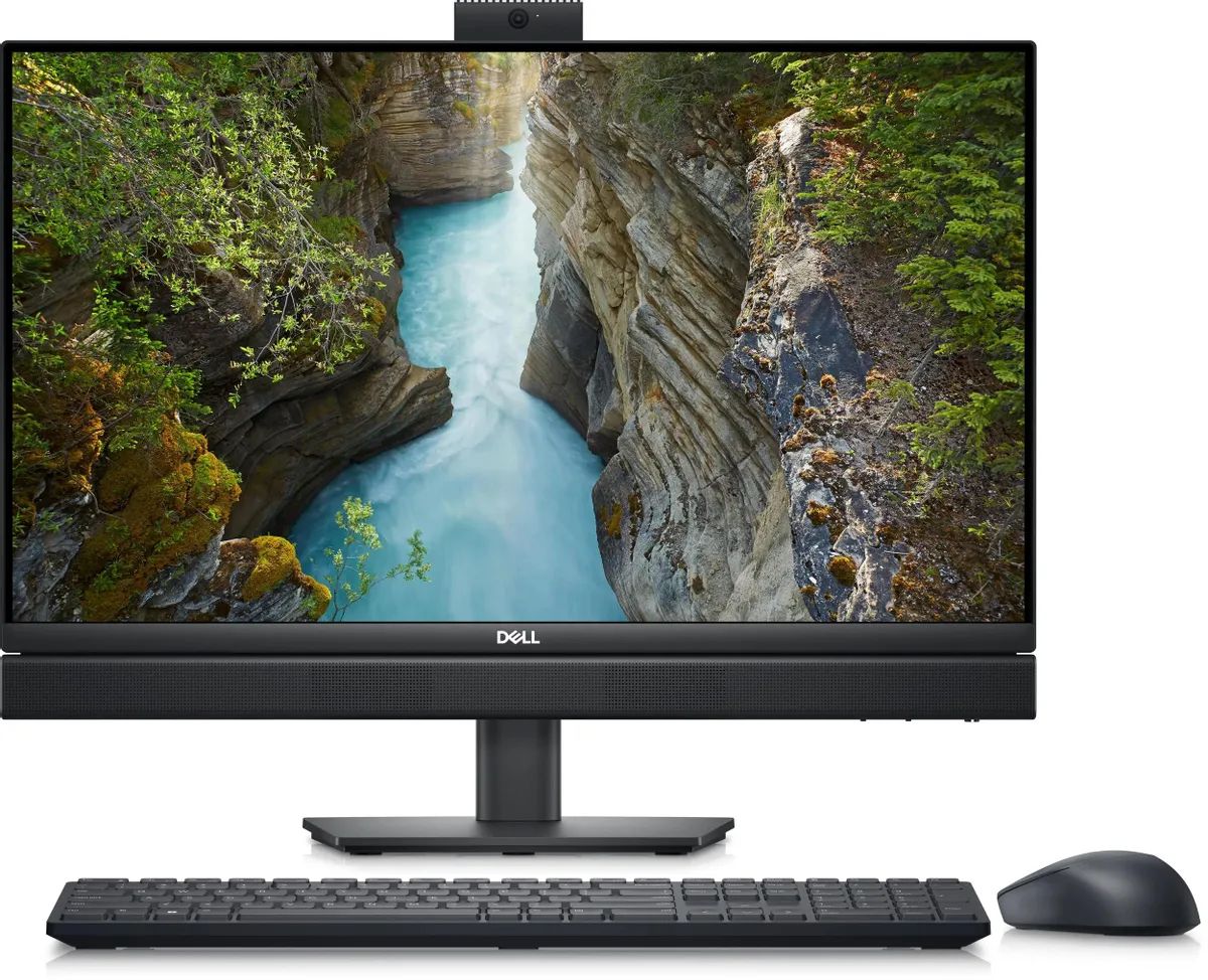 Dell 23.8" Моноблок Optiplex 7410 (Intel Core i7-13700, RAM 16 ГБ, SSD 512 ГБ, Intel UHD Graphics, Windows), 7410-7651, черный, Русская раскладка