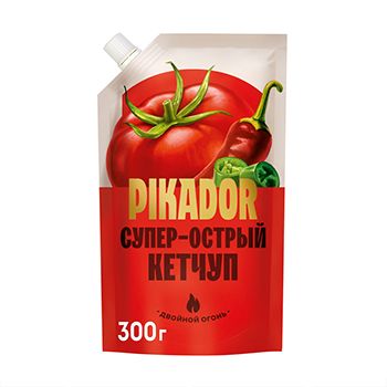 Кетчуп Pikador томатный острый 300г, Россия - в заказе 1 шт.