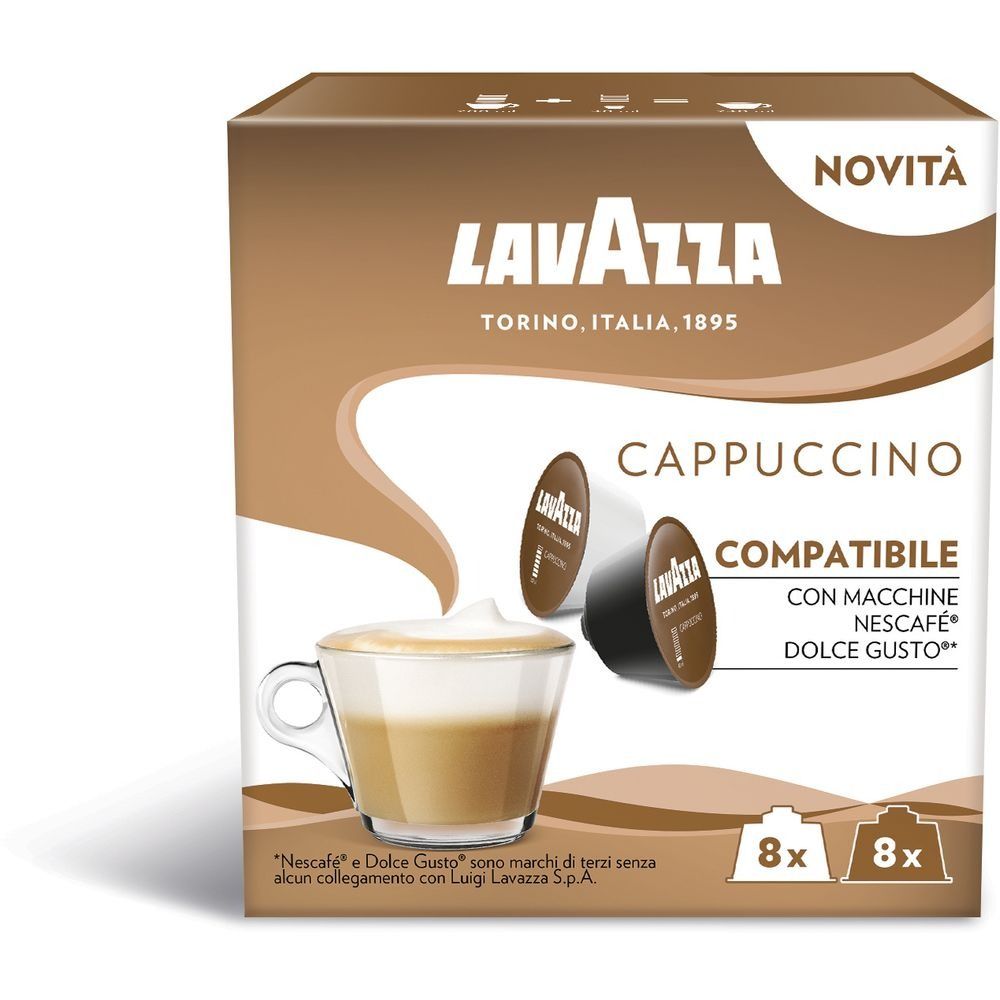 Кофе в капсулах Lavazza Dolce Gusto Cappuccino, 96 шт (коробка)