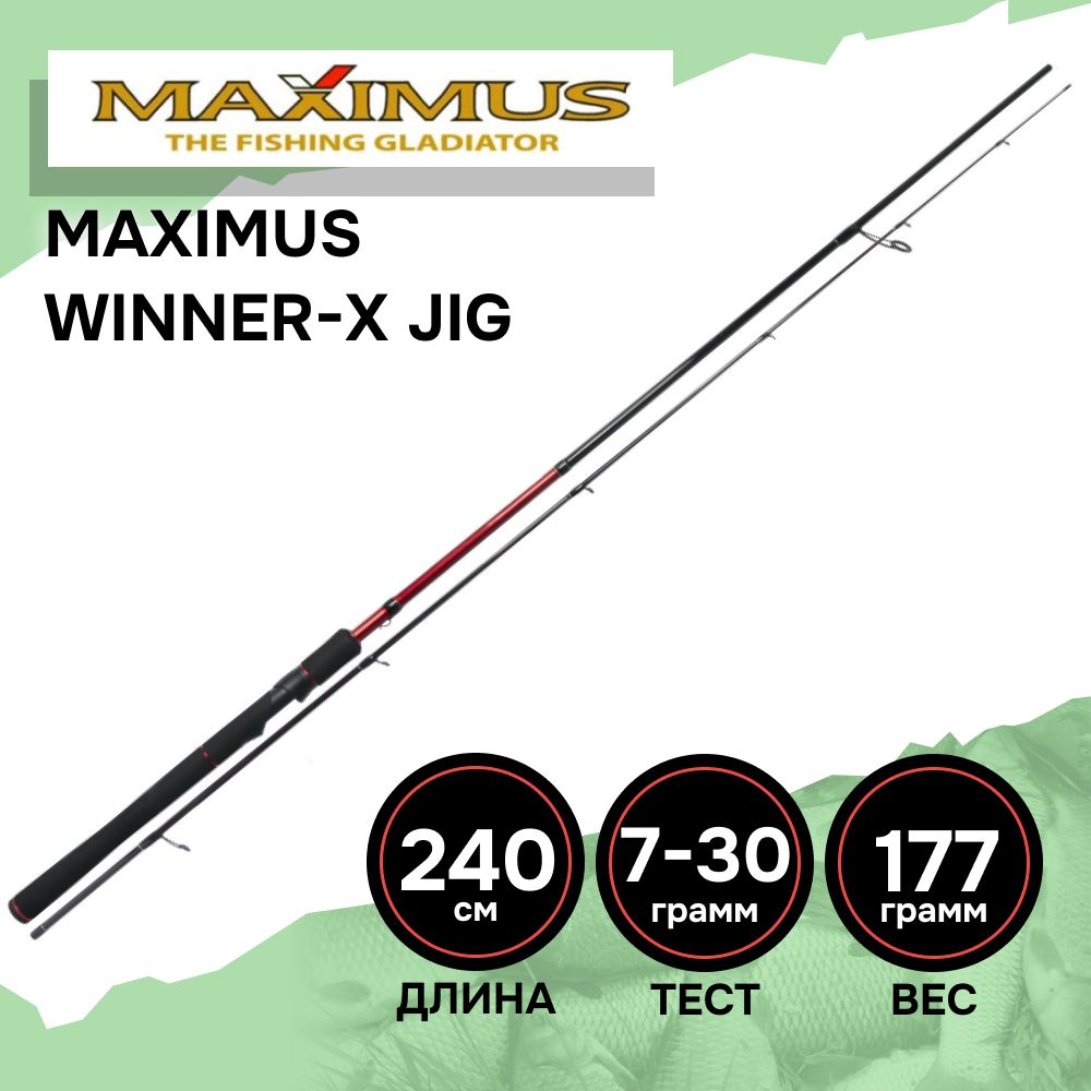 Спиннинг Maximus Winner X – купить в интернет-магазине OZON по низкой цене