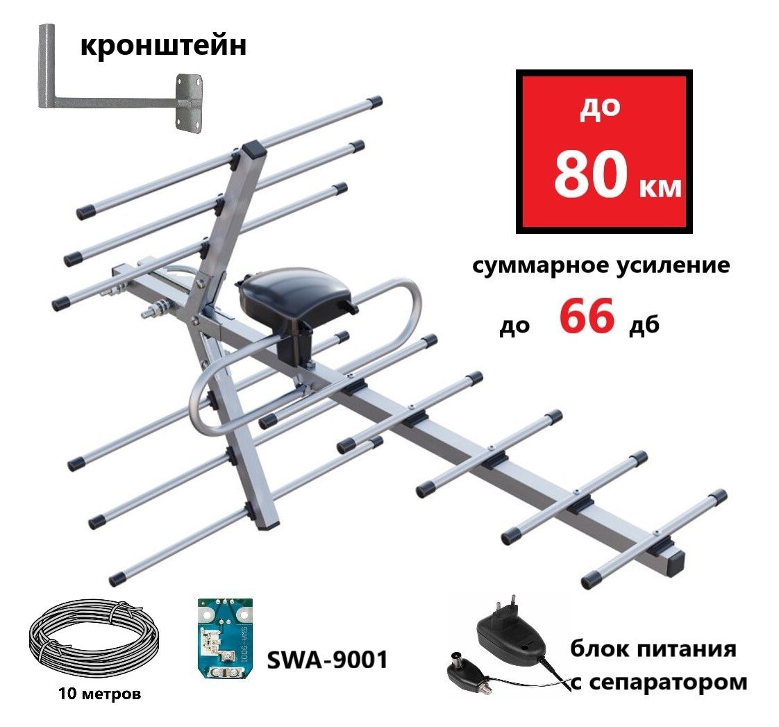 КомплектТВОрбита-12-9+10мкабель