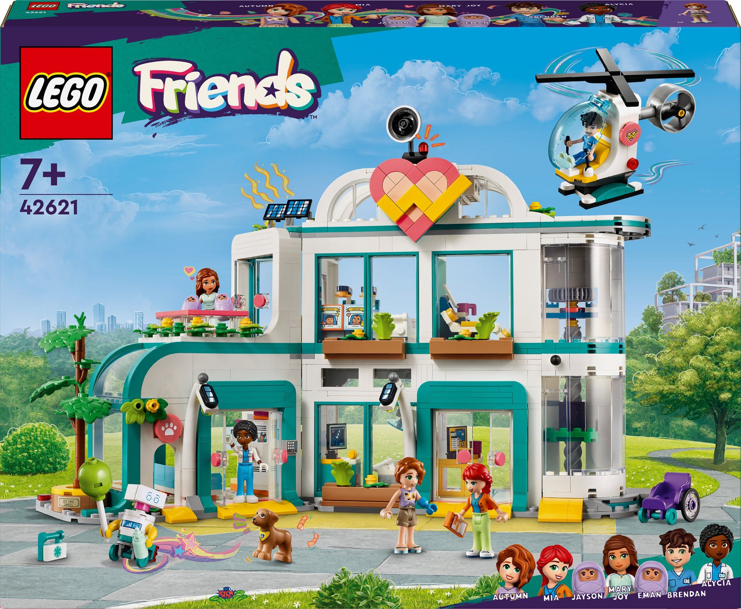 Конструктор Lego Friends больница в городе Хартлейк (42621) - купить с  доставкой по выгодным ценам в интернет-магазине OZON (1569918442)