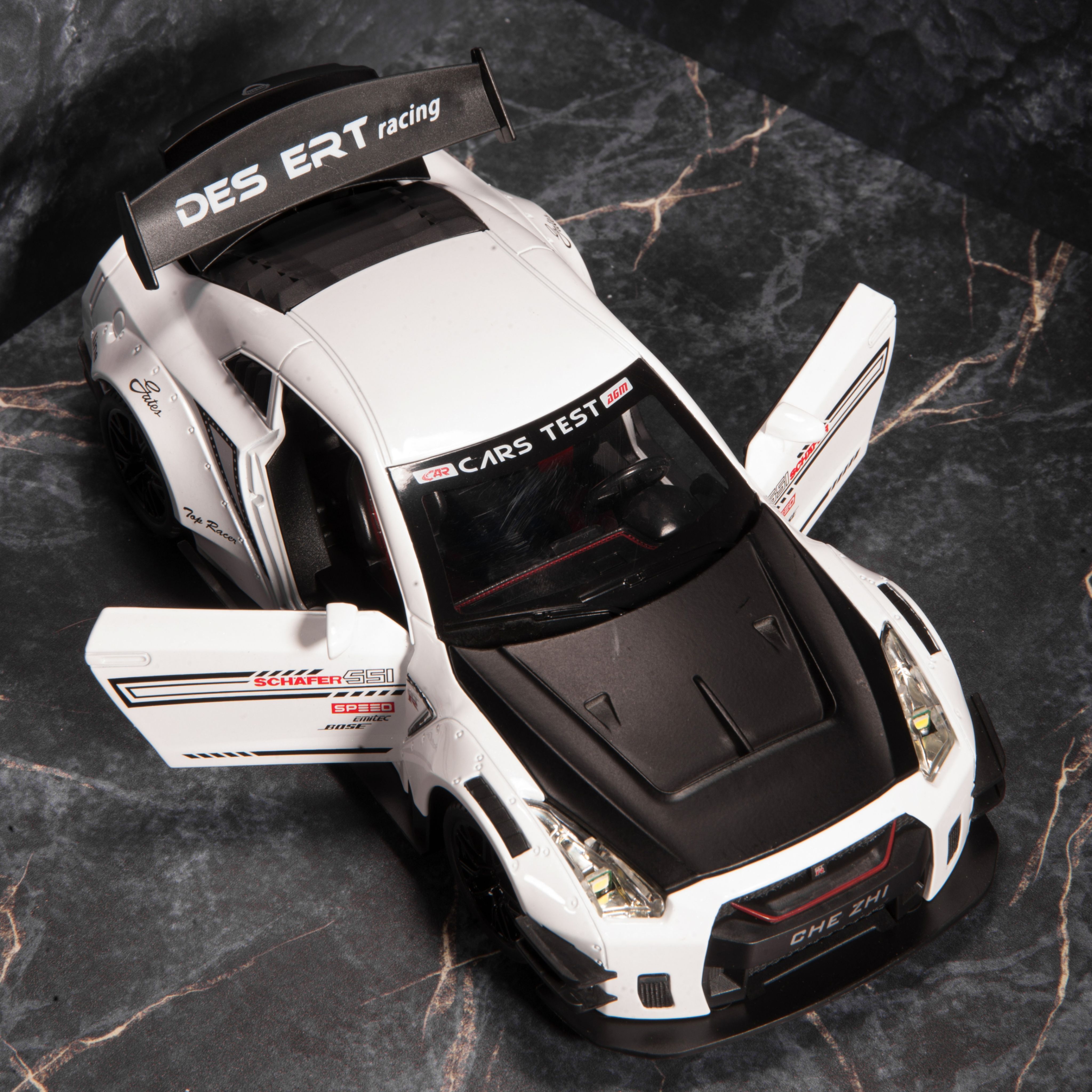 Коллекционная модель машинки Nissan Skyline GT-R R35 (Ниссан ГТР) Годзилла,  масштаб 1:24, открываются двери, капот, багажник, свет фар, звук мотора -  купить с доставкой по выгодным ценам в интернет-магазине OZON (291304969)