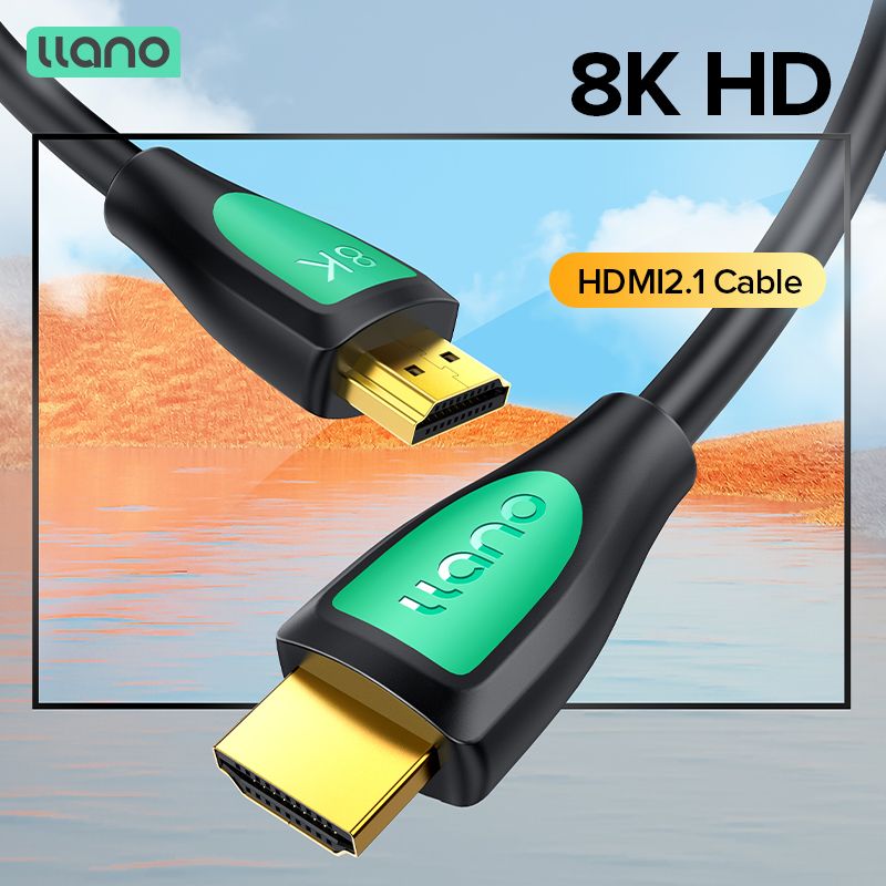 LLANOВидеокабельHDMI/HDMI,1м,черный