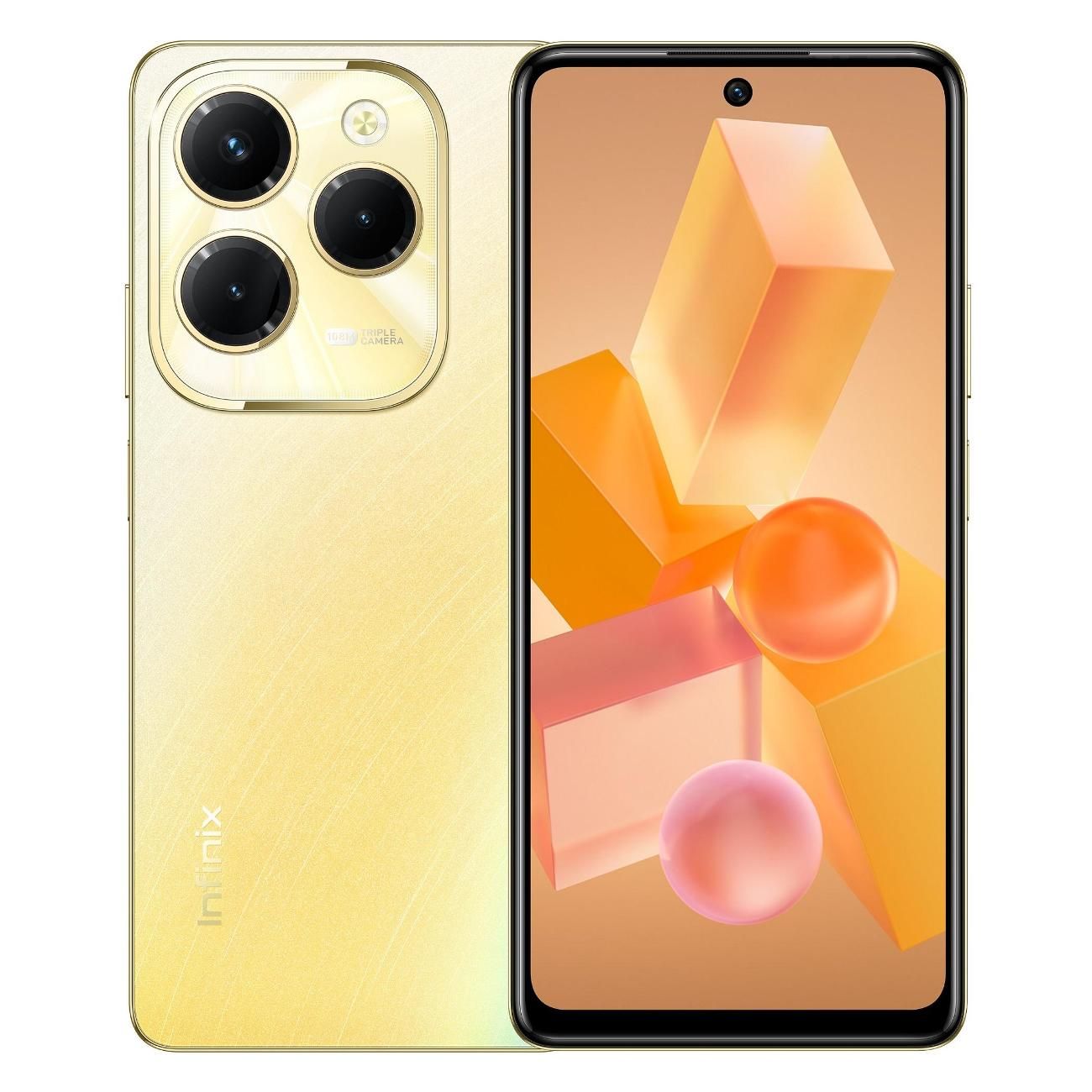 Смартфон Infinix Hot 40 Pro 8/256GB Gold - купить по выгодной цене в  интернет-магазине OZON (1398911439)