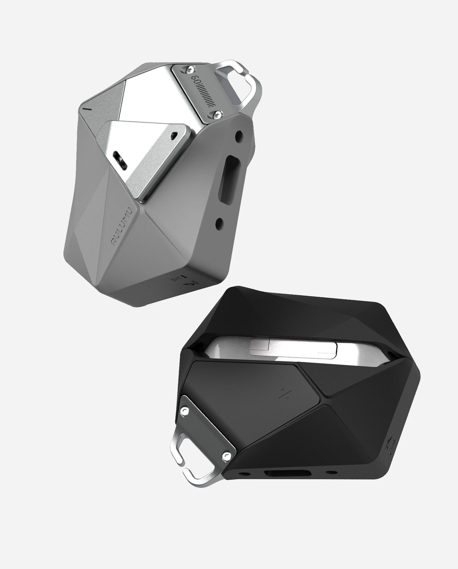 Чехол для AirPods Pro 1/2, Aulumu A09, геометрической формы, черный купить на OZON по низкой цене (1403388068)