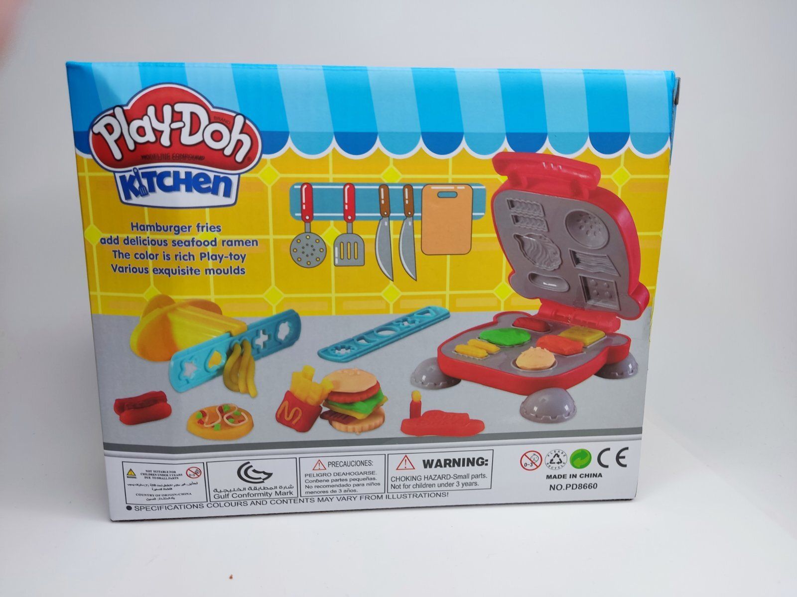 Игровой набор для лепки из пластилина Play-Doh Бургер барбекю