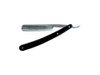Dovo Бритва опасная, 8 см, с ручкой из черного пластика - изображение