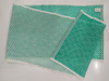 De TES Массажная мочалка скраббер TES, мочалка-полотенце 26х105см, средняя жесткость, цвет изумрудный - изображение