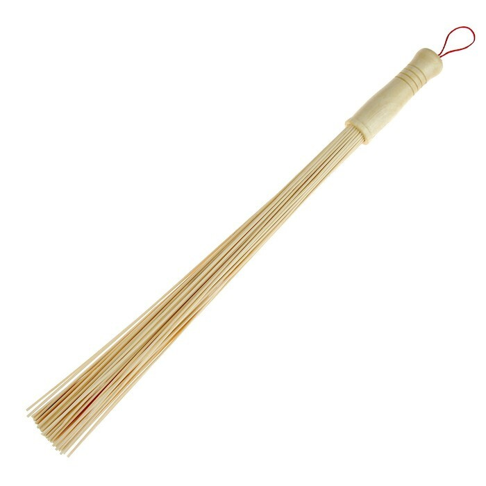 бамбуковый веник для бани и сауны