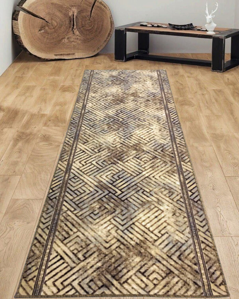 Ковровая дорожка на войлочной основе , Витебские ковры Carpet World "Паркетный винтаж" , полиамид , микрофибра #1