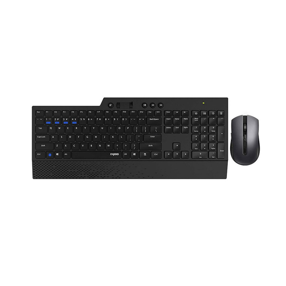 RAPOO Комплект мышь + клавиатура 8200T, черный #1