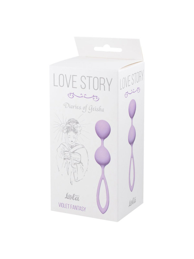 Вагинальные шарики Love Story Diaries of a Geisha Violet Fantasy #1