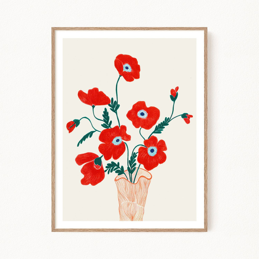 Постер для интерьера "Poppies", 60х90 см #1