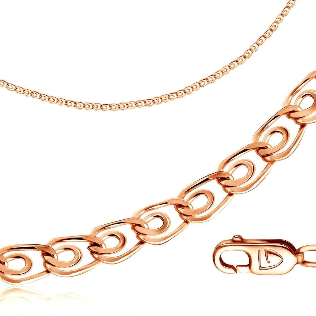 Цепочка Бронницкий Ювелир из серебра — купить в интернет-магазине OZON ...