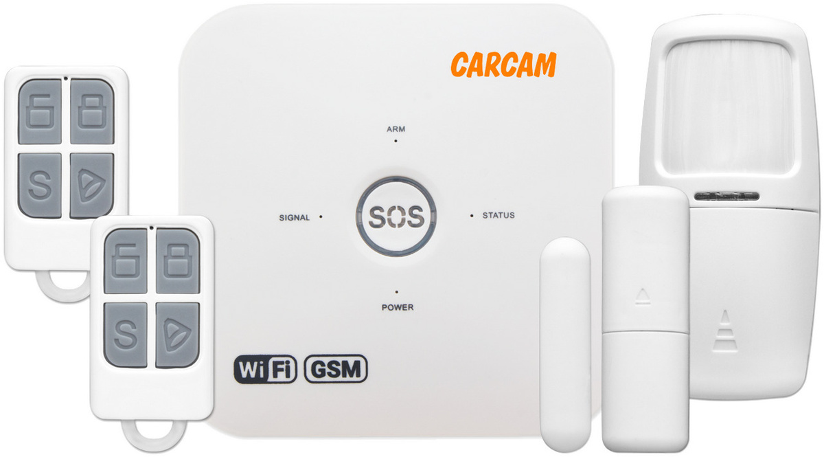 Carcam gsm alarm kit настройка