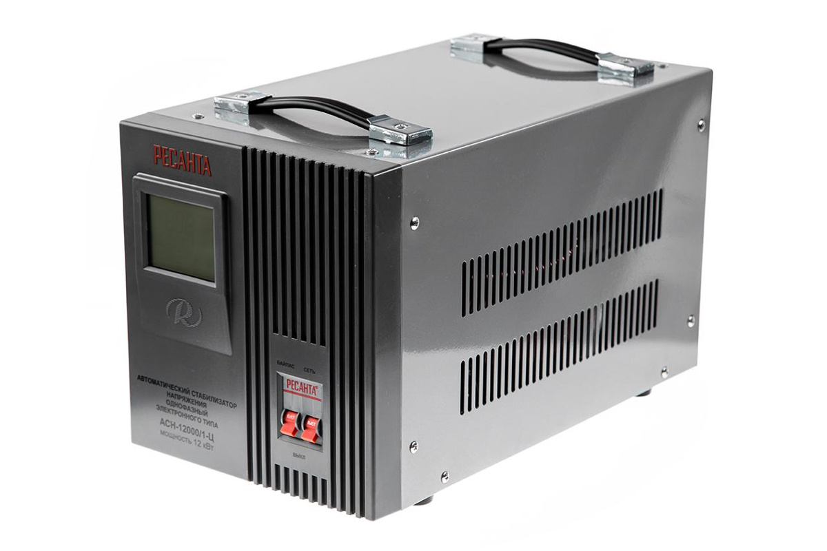 Стабилизатор напряжения РЕСАНТА АСН-12000/1-Ц купить по низкой цене с ...