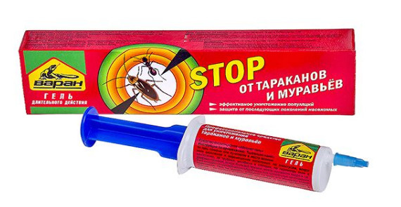 Гель Сибиар ВАРАН (шприц) от тараканов и муравьёв 20 мл — купить в ...