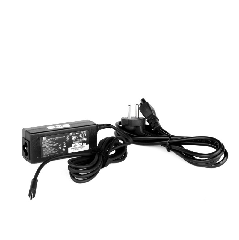 Зарядка (сетевой адаптер, блок питания) для ноутбука HP 20V, 2.25A (45W ...